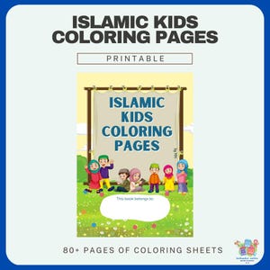 100 printable Islamic Colouring Pages, Islamic Activity Book, Islamic Kids Activity, Kids Islamic coloring page,Islamic worksheets for kids