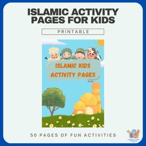 Islamic Activity Sheets for kids, Islamic Coloring Book, Muslim kids activities, Islamic worksheets, Islamic activity printables for kids