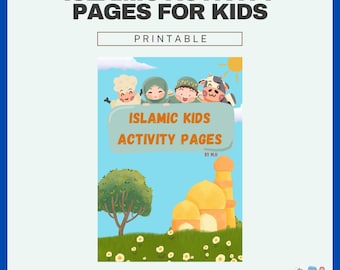 Islamic Activity Sheets for kids, Islamic Coloring Book, Muslim kids activities, Islamic worksheets, Islamic activity printables for kids