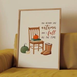 Fall Quotes Art Print, Cozy Autumn Printables Wall Art, Neutral Fall Decor, Trendy Autumn Wall Art, Rustic Fall Decor, DIGITAL DOWNLOAD