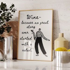 Wine Print, Minimalist Bar Cart Print, Cheers Print, Trendy Bar Cart Decor, Wine Poster, Wine Wall Art, Trendy Kitchen DIGITAL DOWNLOAD