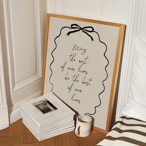 May The Rest Of Our Lives Print, Handschrift Wandkunst, Mamma Mia romantische Kunst, trendiges positives Zitat, Nancy Meyers Zitat, DIGITAL DOWNLOAD
