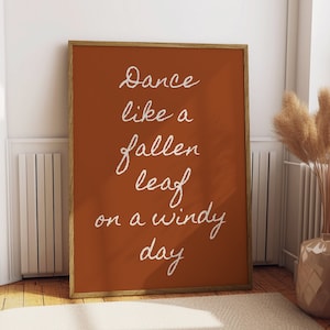 Herbst Warme Töne Kunstdruck, Gemütlicher Herbst Printables Wandkunst, Herbst Zitat, Neutrales Herbst Dekor, Trendiges Herbst Wohnung Dekor, DIGITALER DOWNLOAD