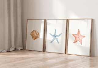 12 Ornamenti Nautici In Legno SUPERFINDINGS – Stelle Marine, Conchiglie, Nave E Pesce – Decorazioni A Tema Spiaggia