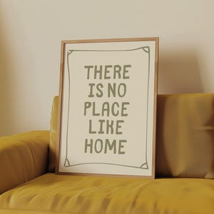 There is No Place Like Home • Dorm Room Decor • Trendy Wall Art Prints ...