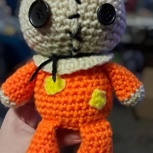 Crochet Plush Sam Trick R Treat Samhain Plushie Halloween