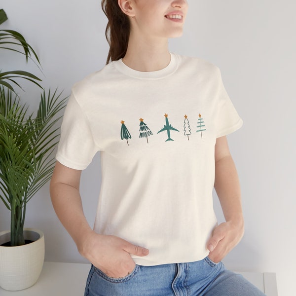 P-8 Christmas Tree Shirt | P-8 Poseidon Graphic Tee | Christmas Trees | Christmas Spirit | Gift for Mom | Gift for Sister | Navy