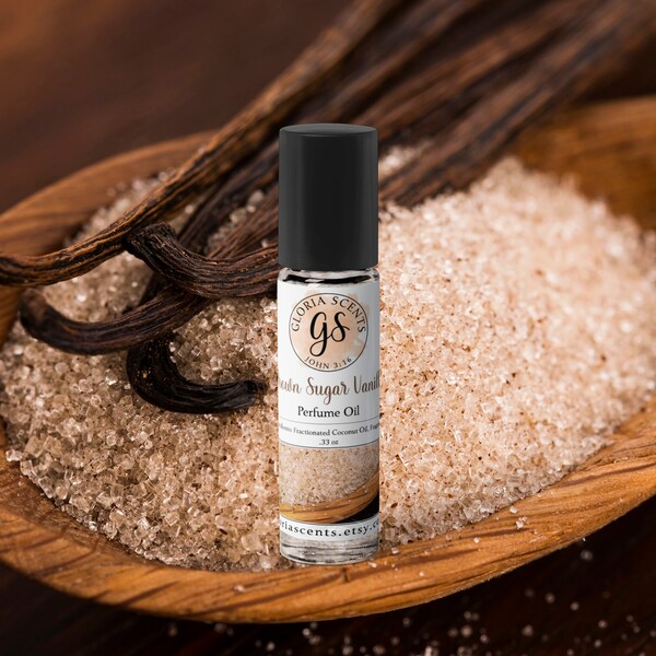 Brown Sugar Vanilla Perfume Oil | Vanilla Bean, Brown Sugar, Creamy Butter, Musk, Roll-On Fragrance