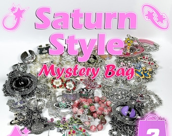 Vivienne Inspired Mystery Jewelry Bag Series #1 • Surprise Jewelry Set w/Necklaces, Rings, Bracelets, Earrings • Cute Nana Anime Jewelry