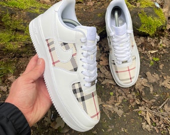 Chequered’ AF1 Custom Stitched Finish