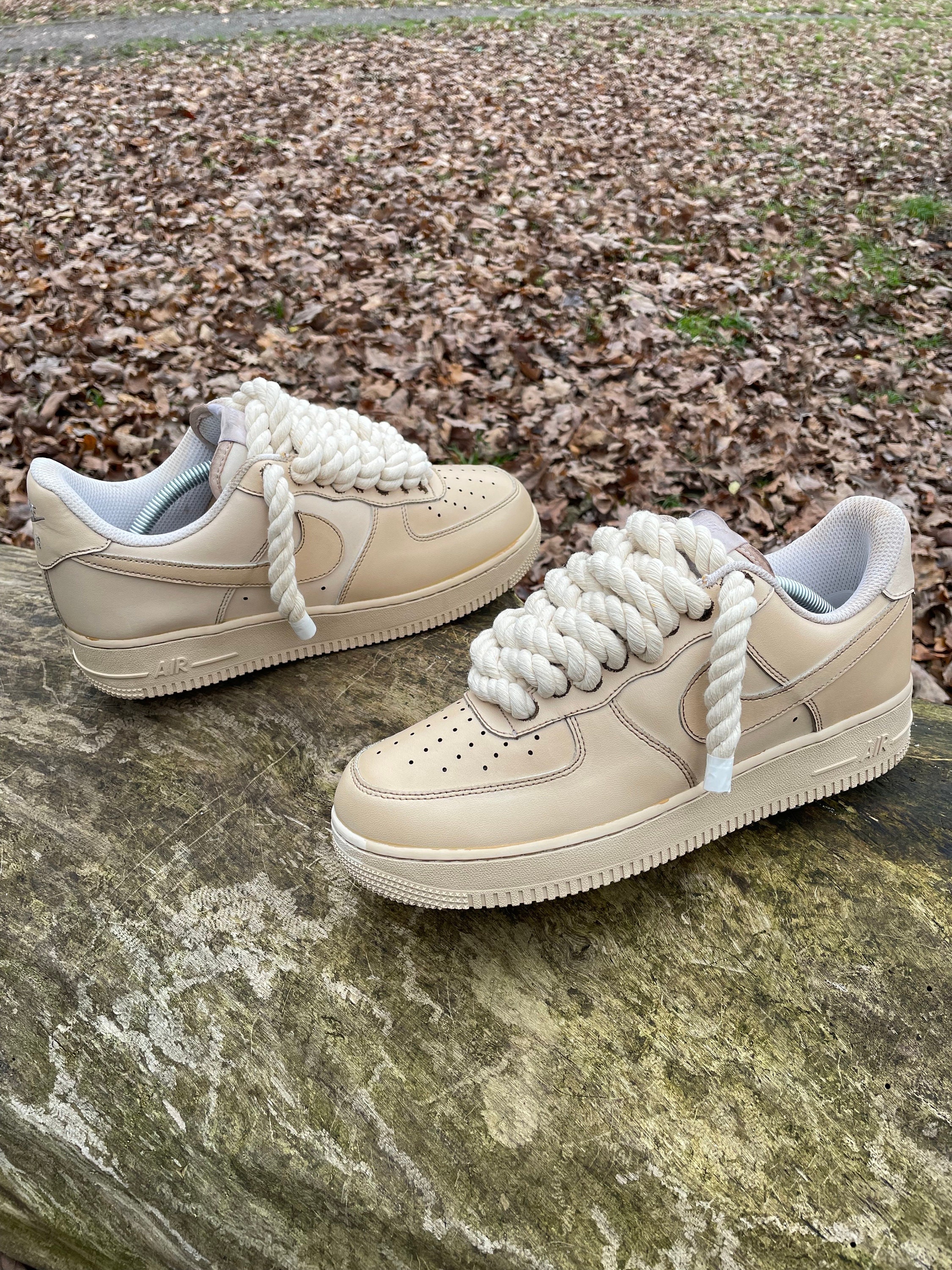 AF1 Thick Rope Shoe Laces Travis SB Dunk AJ off White Braided Shoelaces  Fashion Sneakers Style 