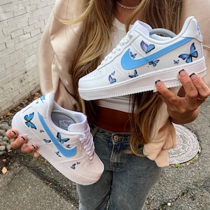 Blue Butterfly’ AF1 Custom