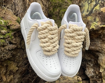 Rope Lace Cream’ AF1 Custom