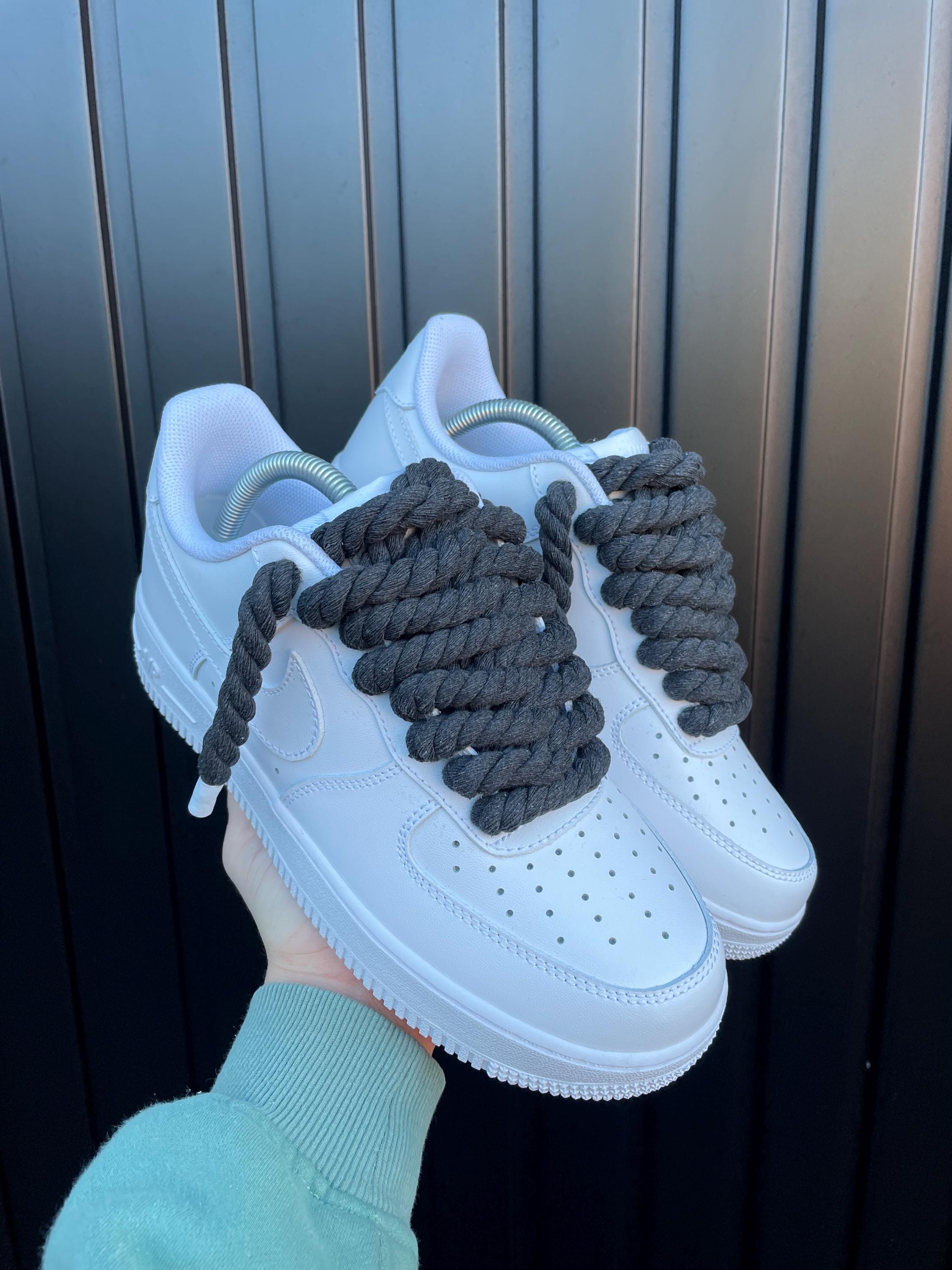 Custom Grey Rope Airforce 1s | Shop Customised Rope AF1's