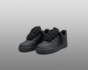 MATTE BLACK ROPE’ AF1 Custom