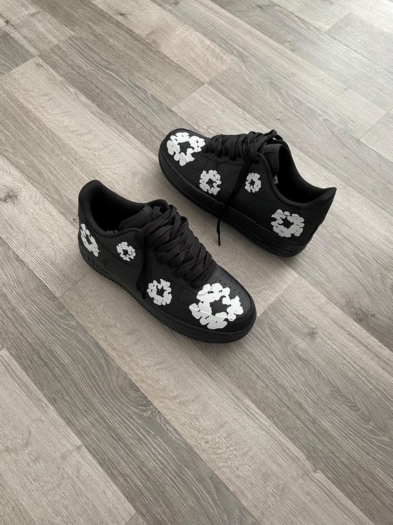 BLACK DENIM TEARS' AF1 Custom - Etsy Israel