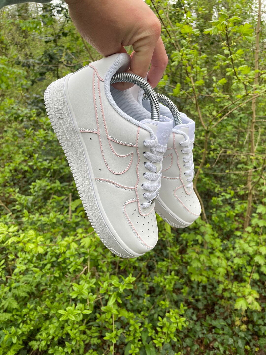 custom pink af1