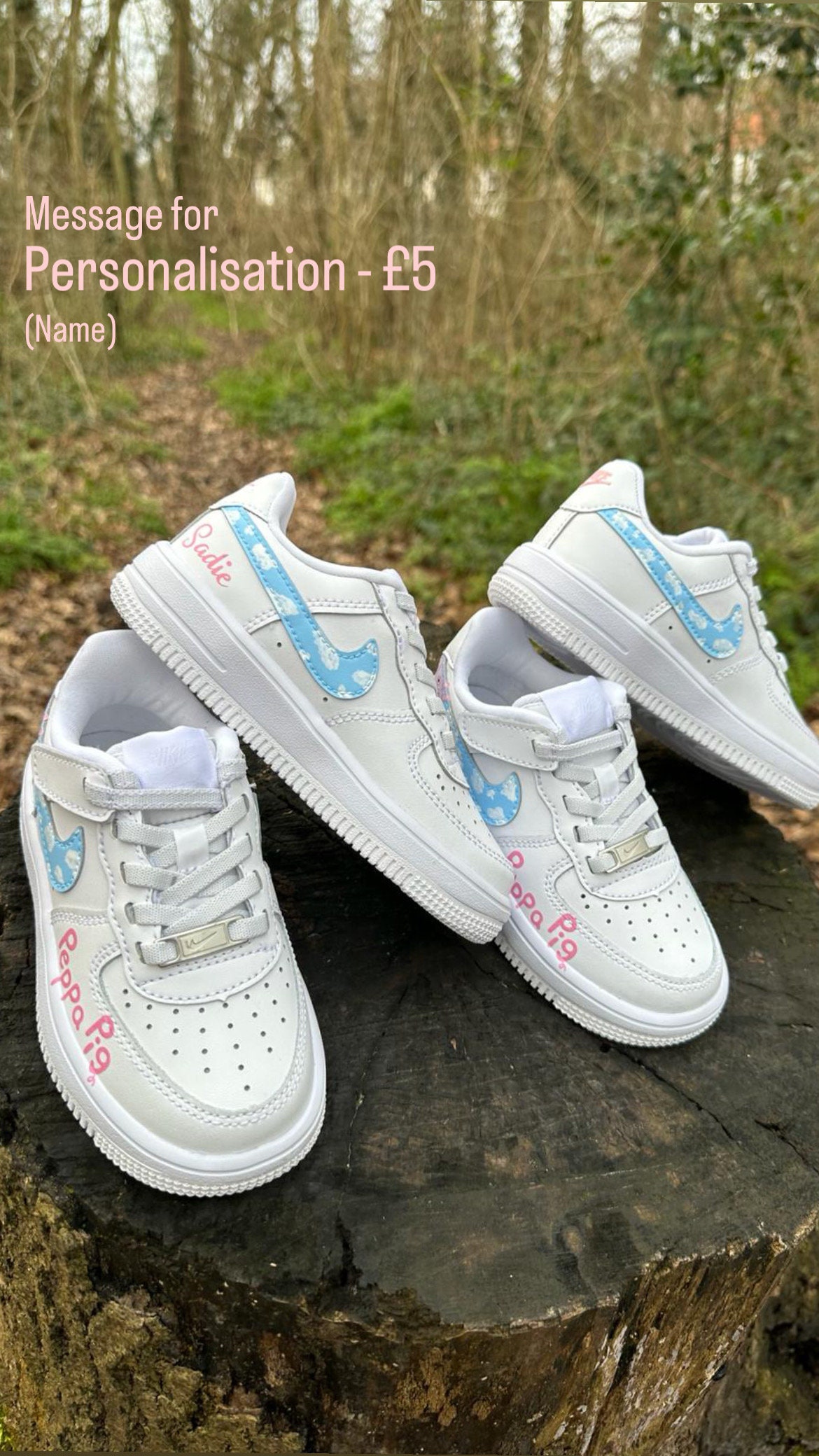 Peppa Pig' Kids AF1 Custom - Etsy Peppa Pig' Kids AF1 Custom - Etsy