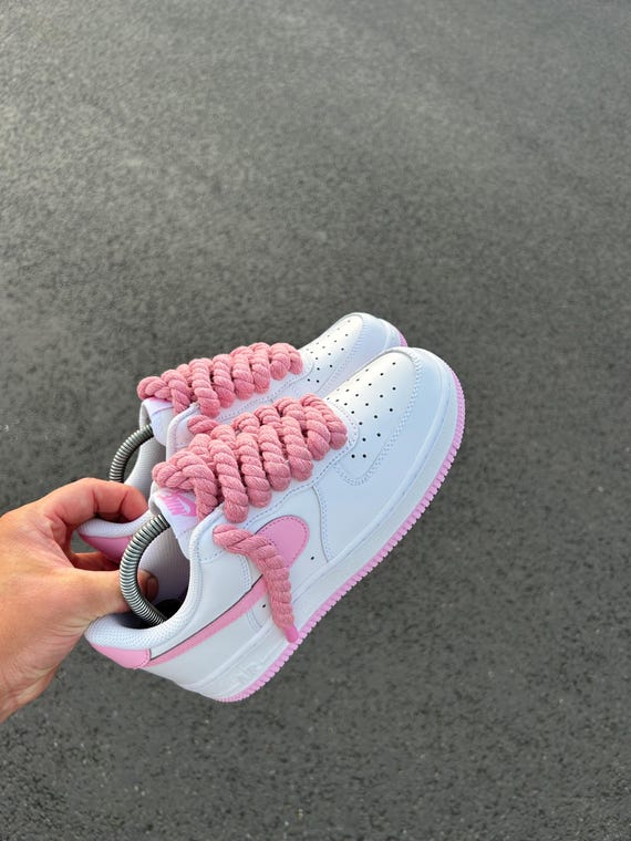 DOUBLE PINK ROPE' AF1 Custom - Etsy