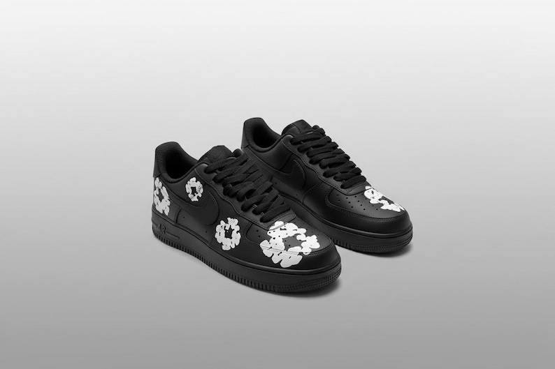 BLACK DENIM TEARS’ AF1 Custom image 1