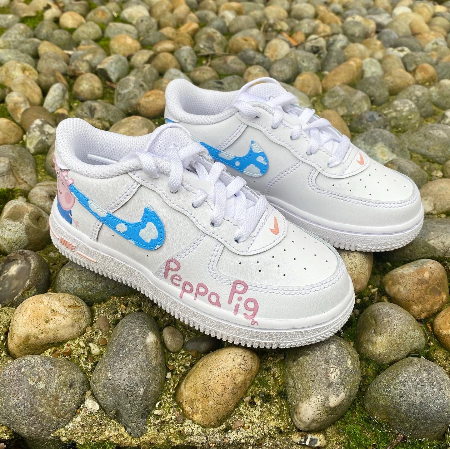custom kids af1