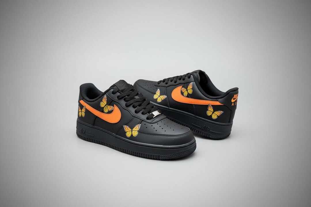 BLACK AUTUMN’ AF1 Custom - Etsy