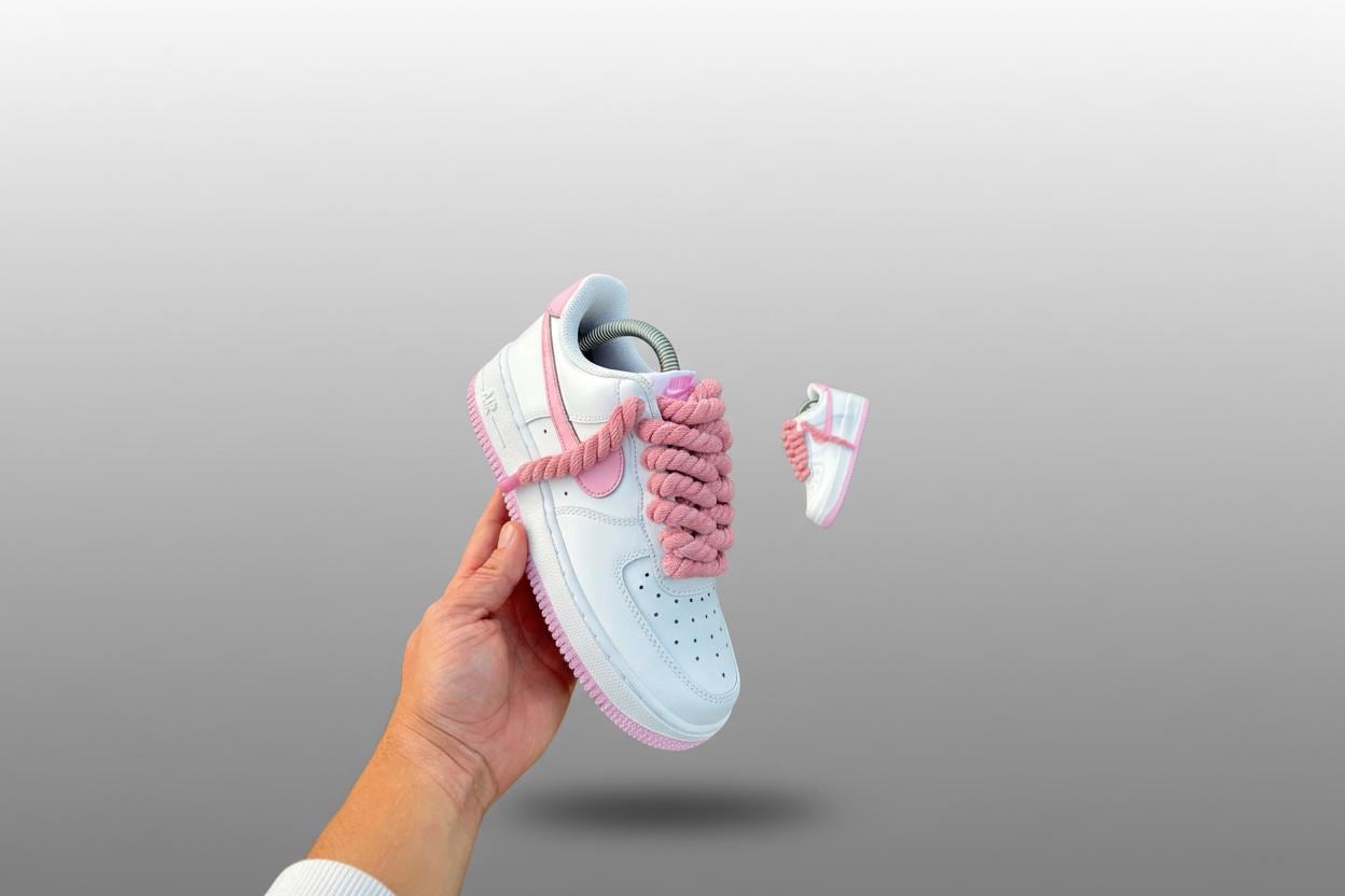 DOUBLE PINK ROPE' AF1 Custom - Etsy