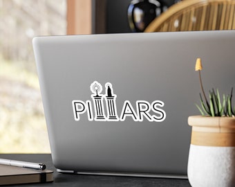 2 Pillars Vinyl Decals