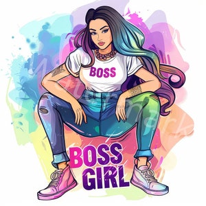 Boss Mädchen Clipart 12 jpg Menschen Clipart moderne Mädchen Clipart Chef Junk Journal digitales Papier Handwerk digitaler Download Scrapbooking
