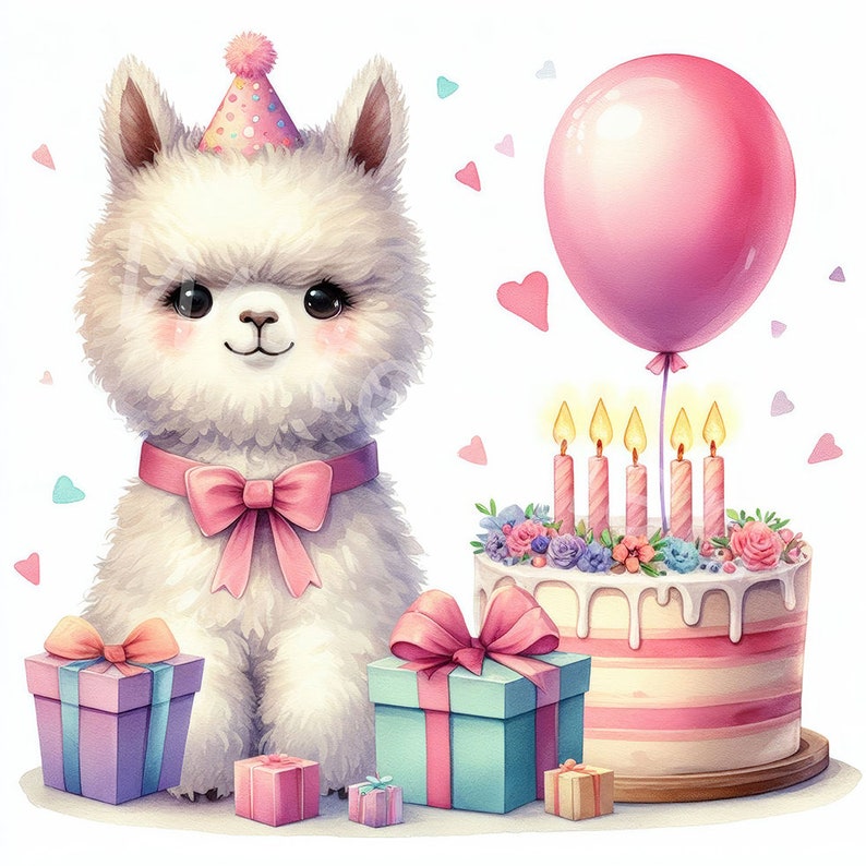 Birthday Clipart, 12 JPG, Digital Download, Birthday Wishes, Scrapbook