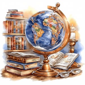 Wereldbol clipart geografische clipart wereldbol graphics wereldkaarten kaarten maken ongewenste dagboek plakboeken digitale papier ambachten digitale download 12 JPG