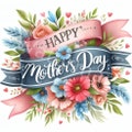 Happy Mother's Day clipart, 12 jpg, digital download, commercial use, invitation making, junk journal, digital scrapbooking, digital planner