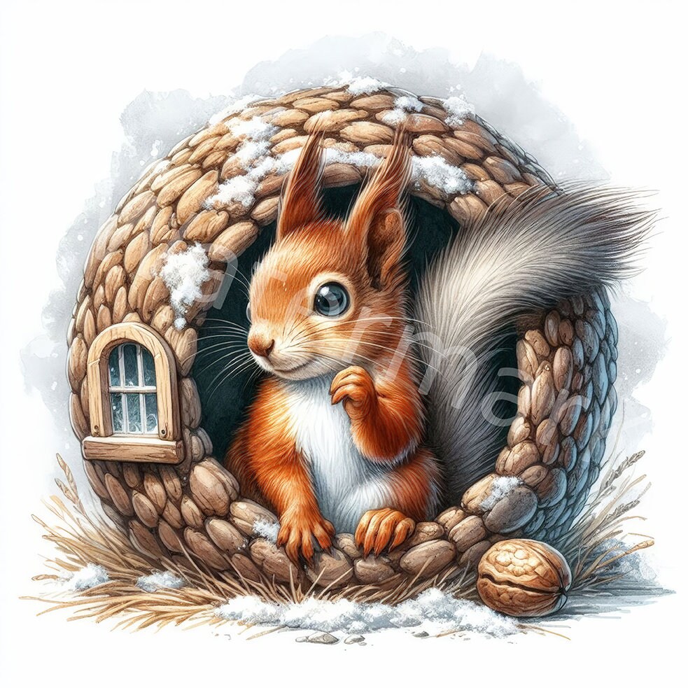 Forest Animals Clipart, 12 JPG, Digital Download, Paper Crafts ...
