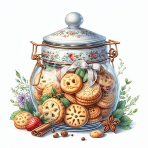 Vacanze biscotti Clipart, 12 JPG, Download digitale Dolci Clipart Cookie Grafica Scrapbooks Carta digitale Artigianato Creazione di carte Diario spazzatura