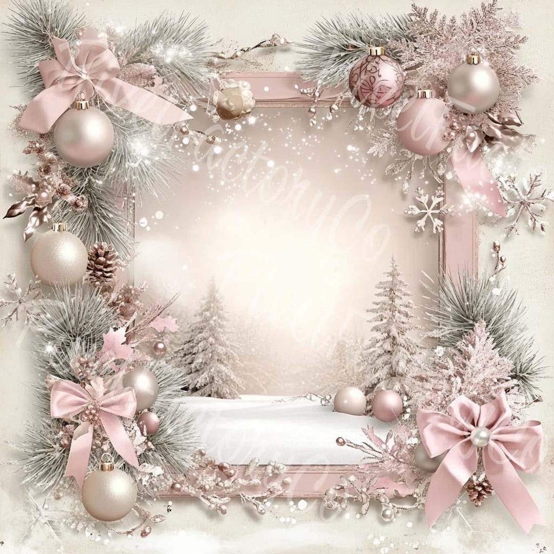 Pink Christmas フォトフレーム☃　完成品 il_1080xN.7326375996_ihrm.jpg