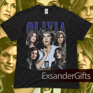 Limited Olivia Benson Shirt, Law & Order Vintage Unisex Heavy Cotton Tee