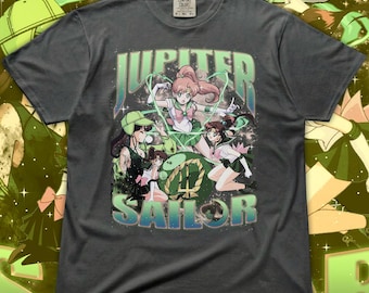 Vintage Jupiter T-Shirt, Anime Fan Art Graphic Unisex RZ