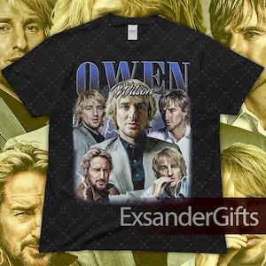 Begrenztes Owen Wilson Vintage Unisex aus schwerer Baumwolle T-Shirt