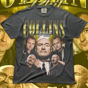 Vintage Phil Phil Collin T-Shirt - Musik Fan Y2K Shirt ID