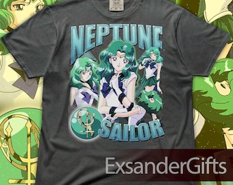 Vintage Neptune T-Shirt, Anime Fan Art Graphic Unisex