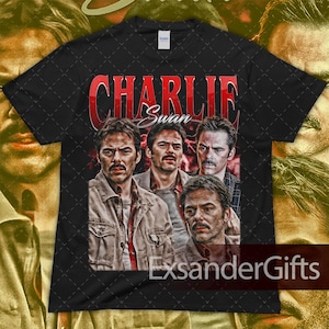 Charlie Swan T-Shirt: Twilight TV Series Vintage Graphic Tee