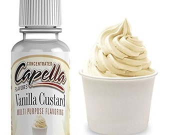 Capella Flavor Drops Vanilla Custard Concentrate 13ml bottle