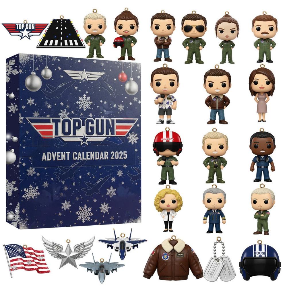 Discover Top Gun Advent Calendar 2025, Maverick And Goose Advent Calendar, Christmas Advent Calendar, Christmas Countdown Gift.