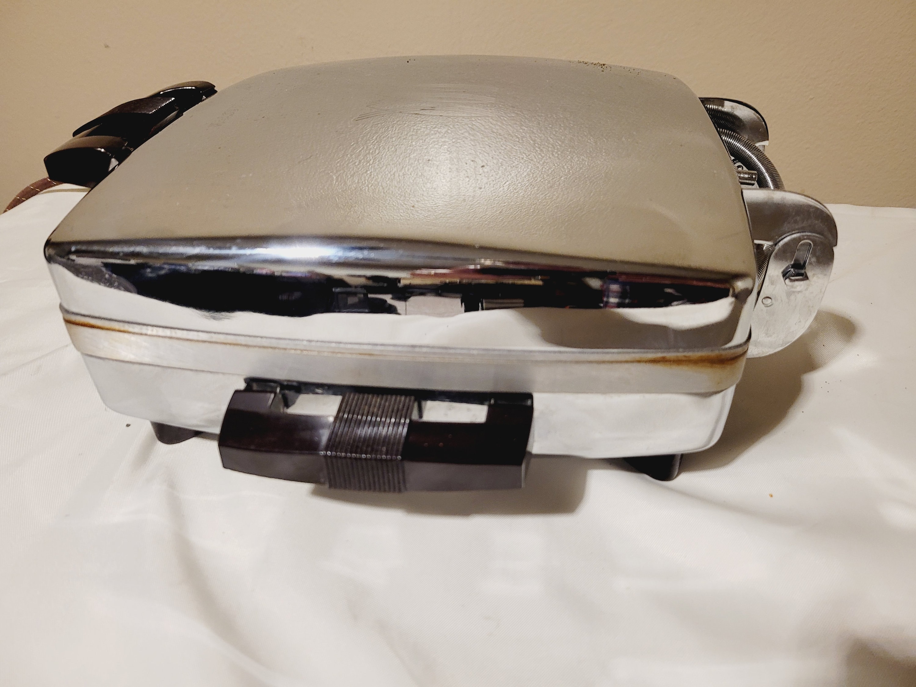 Chrome Square Toastmaster Waffle Iron Maker Baker and Grill Etsy Canada