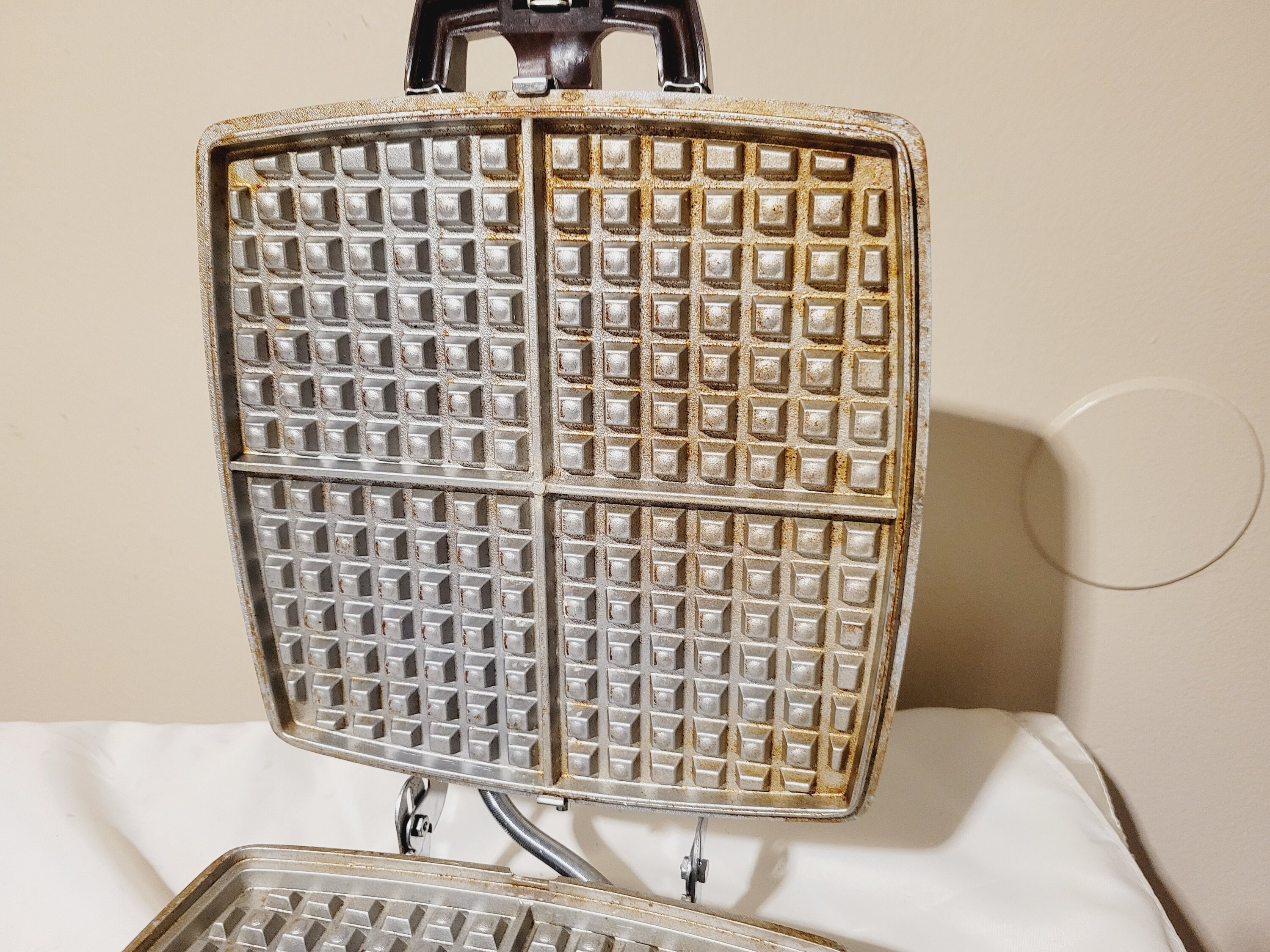Chrome Square Toastmaster Waffle Iron Maker Baker and Grill Etsy Canada
