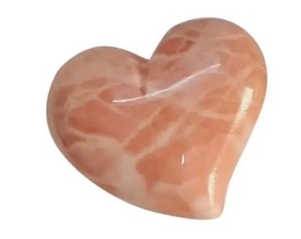 Scali Volterra Pink Alabaster Heart Decor