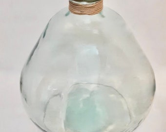 Large Clear Glass Vase Bottle