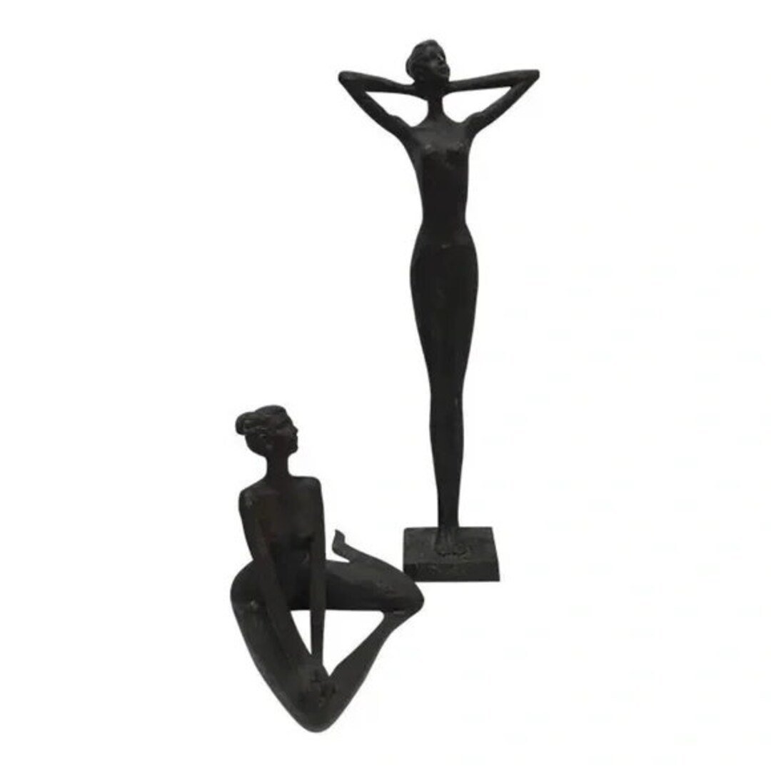 Set of 2 Female Body Sculptures Etsy