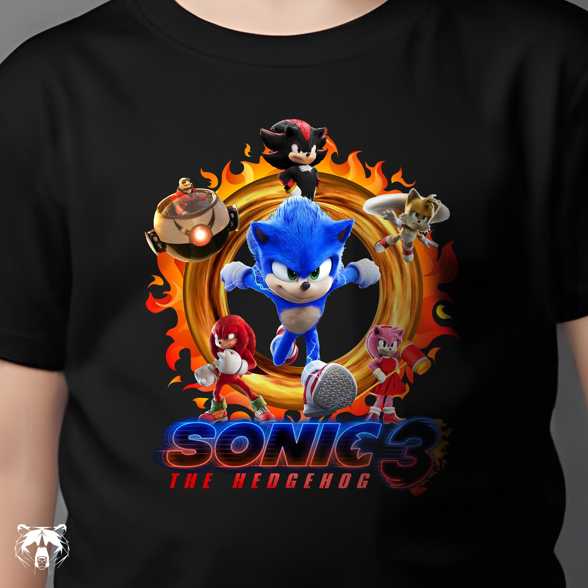 Gaming Shirt Kinderen Sonic The Hedgehog - T-Shirt Für Kinder Jongens Kleding Gaming