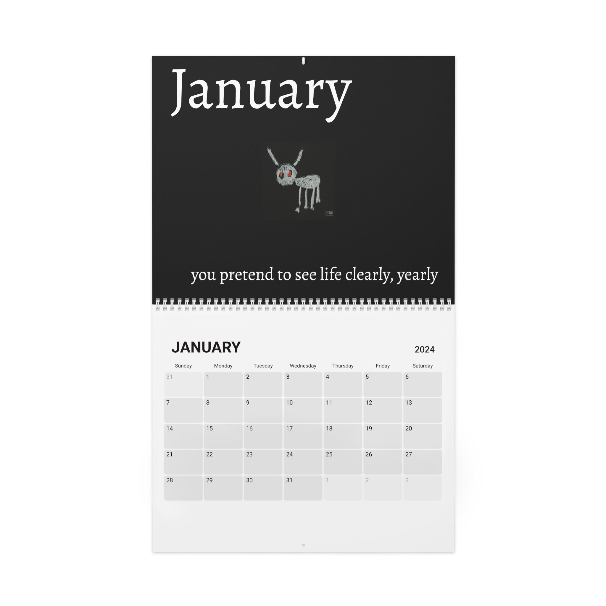 SYO Drake for All the Dogs Calendar 2025 Etsy